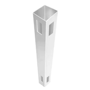English Elm Corner Vinyl Fence Posts Set of 2 Pre-routed Privacy Panel Caps Included B100128098