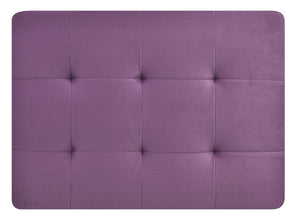 English Elm Vibrant Purple Microfiber Ottoman 19"H x 38"W x 26"D – Contemporary Compact Accent Seat, Lightweight, Assembly Required B078108357