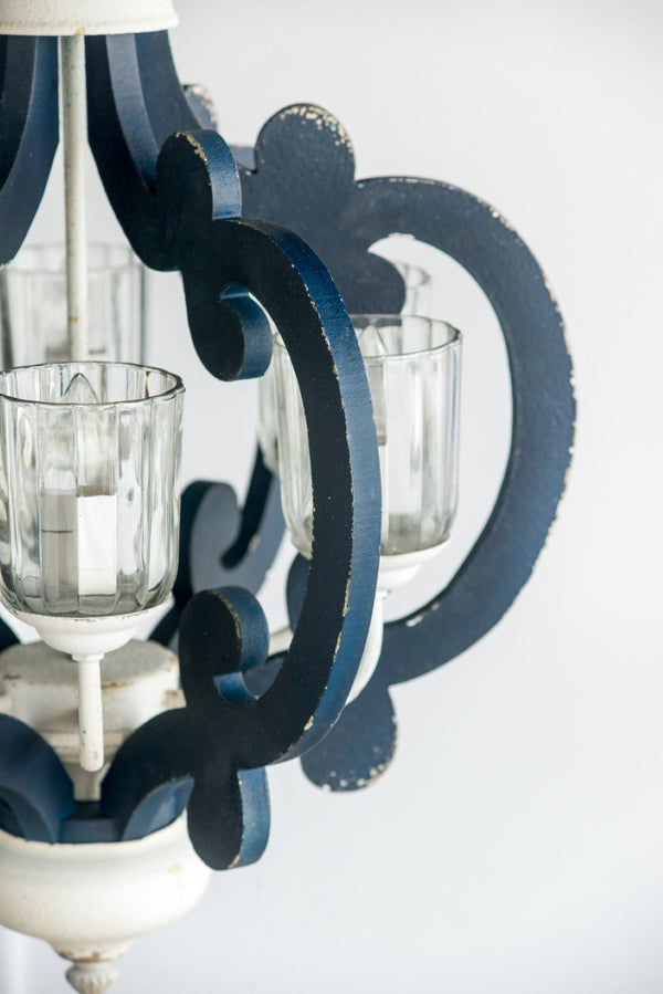 English Elm 3 Light Whitewash Fir Wood Drum Chandelier Iron Accents Farmhouse Foyer Dining W2078137030