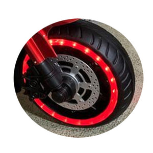English Elm Electric Ride on Motorcycle for Kids with Light up Wheels Bluetooth and Twist Throttle Red W1760P177900
