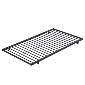 English Elm Twin Over Steel Bunk Bed with Pull Out Trundle Stair Access Kids Room W311120500