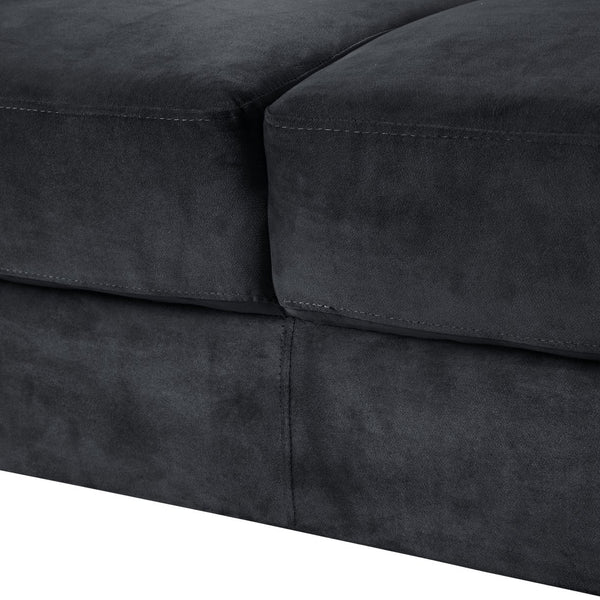 English Elm Couch Compact Velvet Loveseat - Stylish Mid-Century Modern Seating For Small Spaces & Offices W2121137529