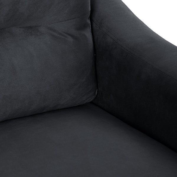 English Elm Couch Compact Velvet Loveseat - Stylish Mid-Century Modern Seating For Small Spaces & Offices W2121137529