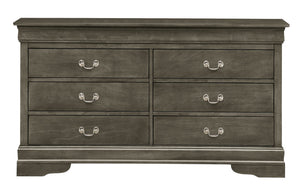 English Elm Louisphillipe G02105-D Gray Dresser - Elegant Design With Durable Storage, Timeless Craftsmanship & Style B078107845