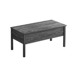 Hearth and Haven [Video Provided]Mdf Lift-Top Coffee Table with Storage For Living Room, Dark Grey Oak W848134663