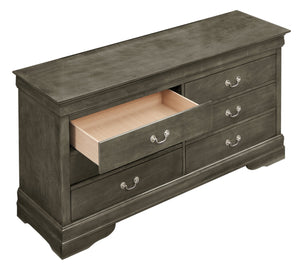 English Elm Louisphillipe G02105-D Gray Dresser - Elegant Design With Durable Storage, Timeless Craftsmanship & Style B078107845