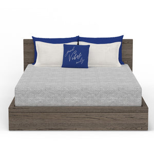 English Elm Vibe 8 Inch Gel Memory Foam King Mattress with Open Cell Cooling and Firm Support B112133865