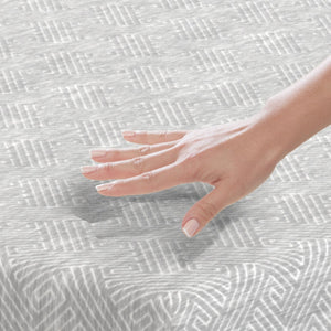 English Elm Vibe 8 Inch Gel Memory Foam King Mattress with Open Cell Cooling and Firm Support B112133865