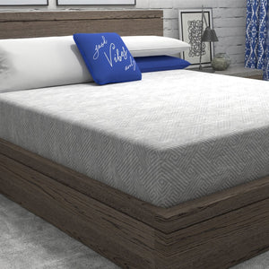 English Elm Vibe 8 Inch Gel Memory Foam King Mattress with Open Cell Cooling and Firm Support B112133865