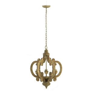 English Elm 3 Light Whitewash Fir Wood Drum Chandelier Iron Accents Farmhouse Foyer Dining W2078137919
