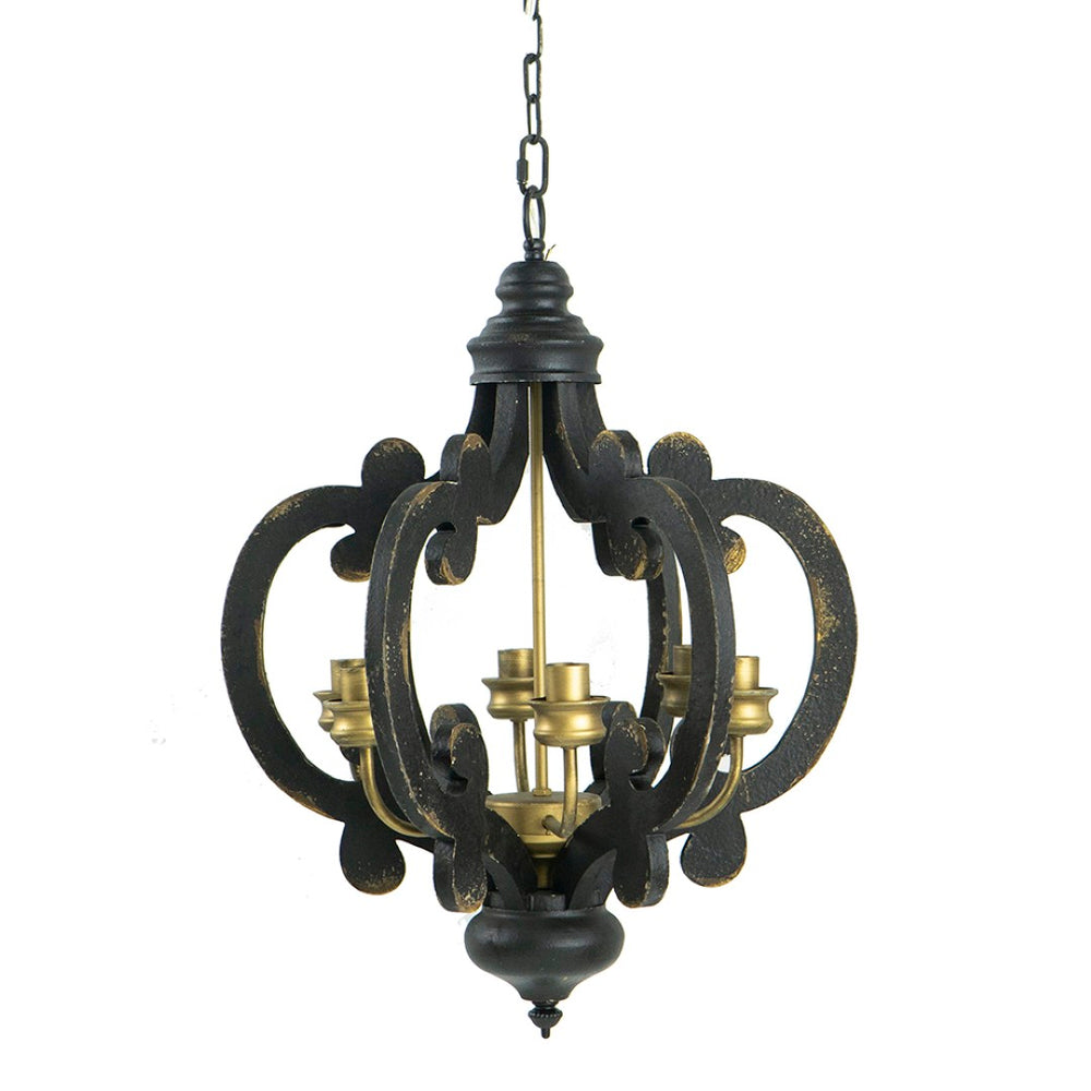 English Elm 3 Light Whitewash Fir Wood Drum Chandelier Iron Accents Farmhouse Foyer Dining W2078137918