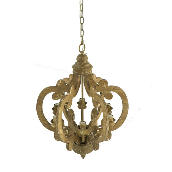 English Elm 3 Light Whitewash Fir Wood Drum Chandelier Iron Accents Farmhouse Foyer Dining W2078137919