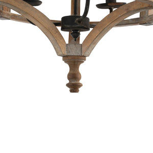 English Elm 3 Light Whitewash Fir Wood Drum Chandelier Iron Accents Farmhouse Foyer Dining W2078137925