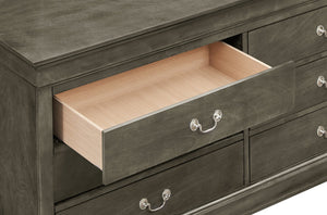 English Elm Louisphillipe G02105-D Gray Dresser - Elegant Design With Durable Storage, Timeless Craftsmanship & Style B078107845