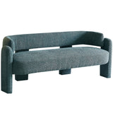 Modern Green Boucle Sofa, 75.59