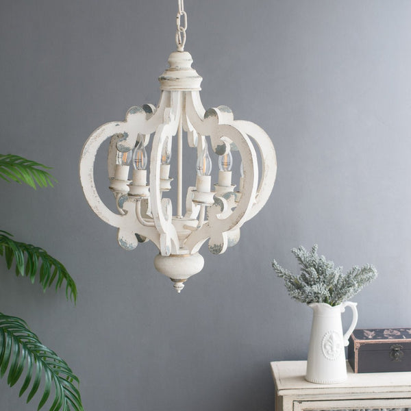 English Elm 3 Light Whitewash Fir Wood Drum Chandelier Iron Accents Farmhouse Foyer Dining W2078137917