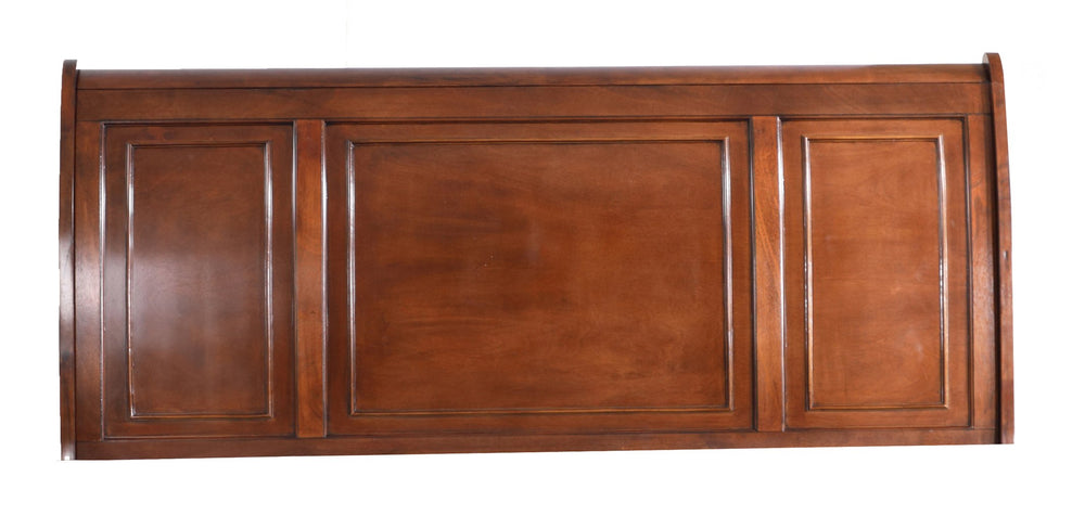English Elm Traditional Traditional twin bed with classic wood finish, 57"H x 44"W x 87"D, durable particle board frame Cherry 8 L x 41 W x 37 H B078S00505