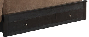 English Elm Elegant Black Storage Bed: Maximize Space With Timeless Style & Ample Under-Bed Storage Solutions! B078S00255