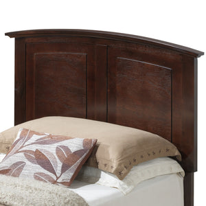 English Elm Hammond Queen Bed with Arch Top Panel, Modern Farmhouse Design, Real Wood Veneer, Foundation Needed Cappuccino 5 L x 80 W x 8 H B078S00418