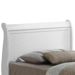English Elm Timeless White Twin Bed Frame – Classic Durable Particle Board Design, Easy Assembly, Stable Support B078S00385