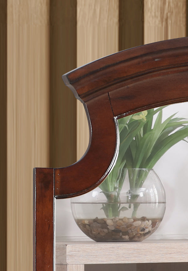 English Elm Summit Cappuccino G5950-M Mirror with Real Wood Veneer, Carved Trim, Low-Distortion Glass, Dresser-Mountable B078118410