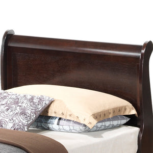 English Elm Louis Phillipe G3125A-Tb Twin Sleigh Bed In Cappuccino - Elegant Design For Timeless Comfort B078S00317