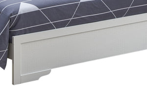 English Elm Elegant Full Bed In Silver Champagne - Transitional Design With Easy Assembly And Timeless Style B078S00450