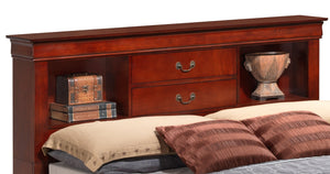 English Elm Charming Full Bed In Deep Cherry Finish – Timeless Elegance For A Cozy Bedroom Upgrade Today! B078S00273