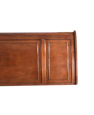 English Elm Traditional Traditional twin bed with classic wood finish, 57"H x 44"W x 87"D, durable particle board frame Cherry 8 L x 41 W x 37 H B078S00505