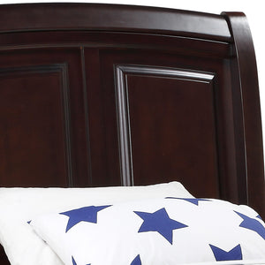 English Elm Elegant Transitional Twin Bed In Rich Cappuccino Finish - Durable, Stylish, Easy Assembly & Versatile Design B078S00527