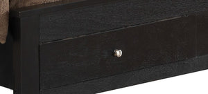 English Elm Elegant Black Storage Bed: Maximize Space With Timeless Style & Ample Under-Bed Storage Solutions! B078S00255