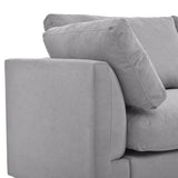 English Elm Upholstery Convertible Sectional Sofa, L Shaped Couch With Reversible Chaise