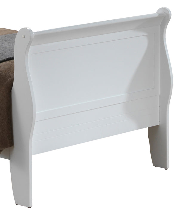English Elm Charming Twin Bed - Timeless White Finish, Sturdy Design, Perfect For Any Bedroom Style & Comfort B078S00369