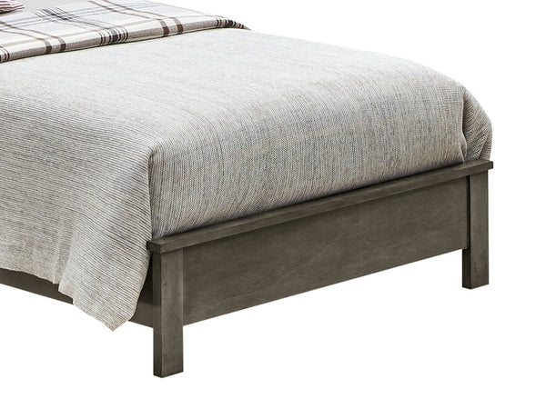 English Elm Stylish Gray Twin Bed - Versatile Design For Kids' Rooms, Guest Spaces, & Compact Living Areas B078S00240-GIGA