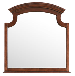 English Elm Summit Cappuccino G5950-M Mirror with Real Wood Veneer, Carved Trim, Low-Distortion Glass, Dresser-Mountable B078118410