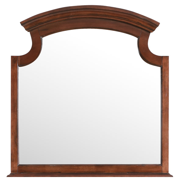 English Elm Summit Cappuccino G5950-M Mirror with Real Wood Veneer, Carved Trim, Low-Distortion Glass, Dresser-Mountable B078118410