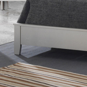 English Elm Elegant Transitional Twin Bed In Chic Silver Champagne - Stylish & Durable Design For Any Bedroom B078S00151