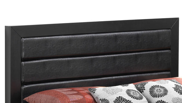 English Elm Transitional Black Full Bed With Storage - Stylish, Durable Design For Small Spaces & Easy Assembly B078S00245-GIGA