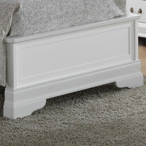 English Elm Timeless White Twin Bed Frame – Classic Durable Particle Board Design, Easy Assembly, Stable Support B078S00385