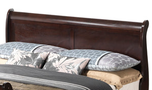 English Elm Louis Phillipe G3125A-Fb Full Sleigh Bed - Elegant Cappuccino Finish, Durable Design, Multiple Sizes Available B078S00314