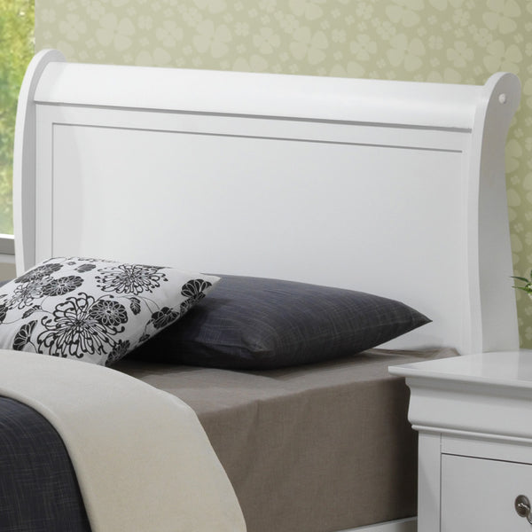 English Elm Classic Twin Storage Bed with Hidden Drawers in Elegant White – Durable Particleboard, Space-Saving Design B078S00381
