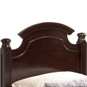 English Elm Elegant Traditional Twin Bed In Rich Cappuccino - Timeless Design, Cozy Comfort, And Space-Saving Style B078S00434