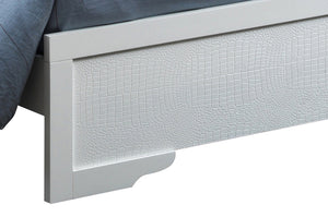 English Elm Elegant Full Bed In Silver Champagne - Transitional Design With Easy Assembly And Timeless Style B078S00450