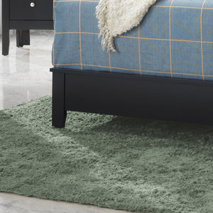 English Elm Stylish Queen Bed In Sleek Black Finish - Transitional Design For Modern Elegance & Durability B078S00154-GIGA