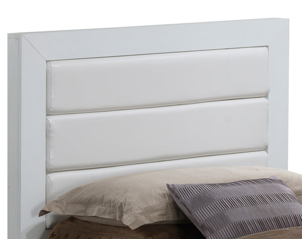 English Elm Contemporary Full Storage Bed with Built-In Drawers and Sturdy Particle Board Frame for Durability and Modern Style White 77 L x 6 W x 3 H B078S00264