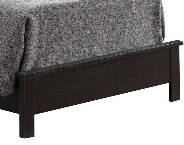 English Elm Stylish Twin Bed In Elegant Black Finish - Durable, Versatile Design Perfect For Any Bedroom Space B078S00252-GIGA