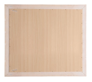 English Elm Elegant Pearl Wall Mirror Off White 33x43" Sleek Contemporary Particle Board Finish Brightens Rooms B078118427