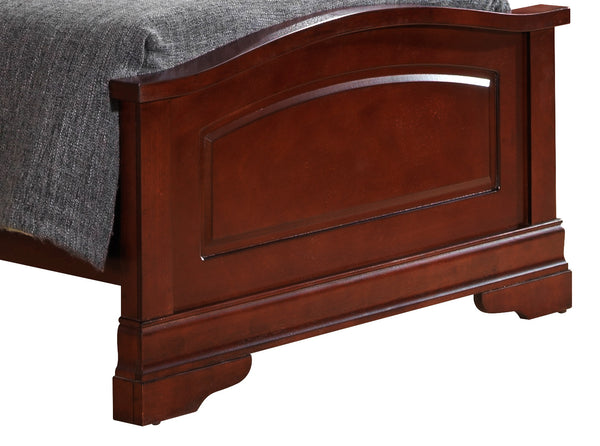 English Elm Charming Twin Bed In Rich Cherry Finish – Classic Design, Compact Size, Easy Assembly For Cozy Spaces B078S00280
