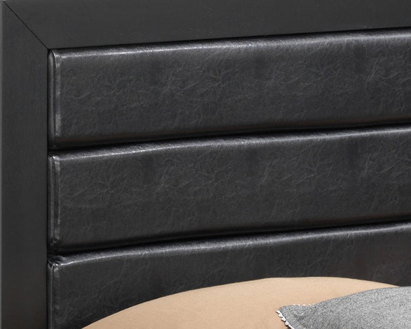 English Elm Elegant Black Storage Bed: Maximize Space With Timeless Style & Ample Under-Bed Storage Solutions! B078S00255