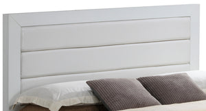 English Elm Stylish White Transitional Bedroom Bed - Chic Design With Durable Frame For Modern & Classic Décor B078S00263-GIGA